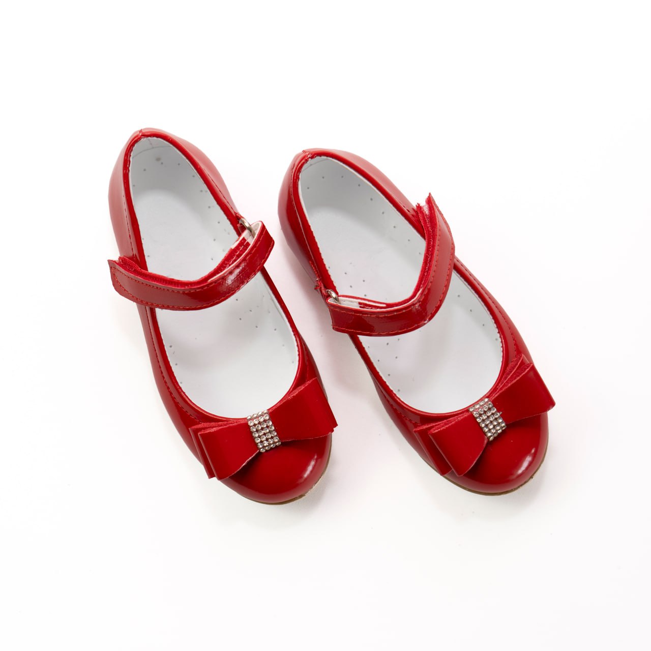 Kırmızı Kız Çocuk Babet Ayakkabı