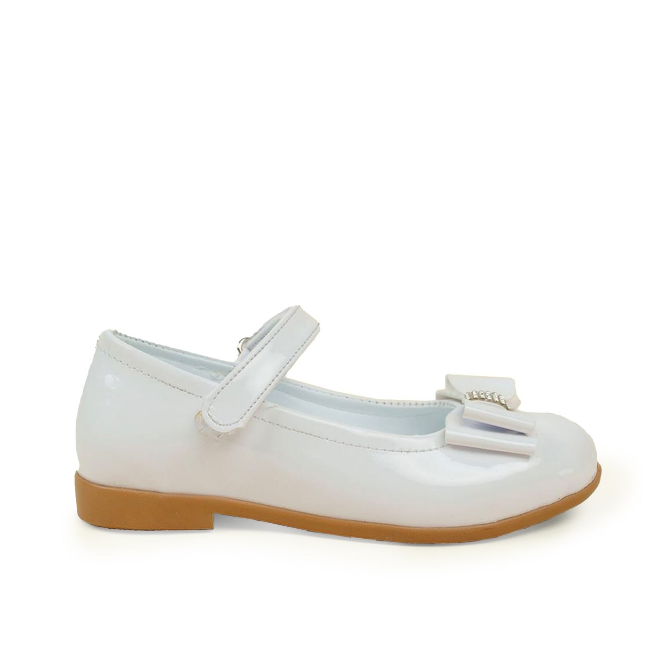 Beyaz Renk Kız Çocuk Babet Ayakkabı