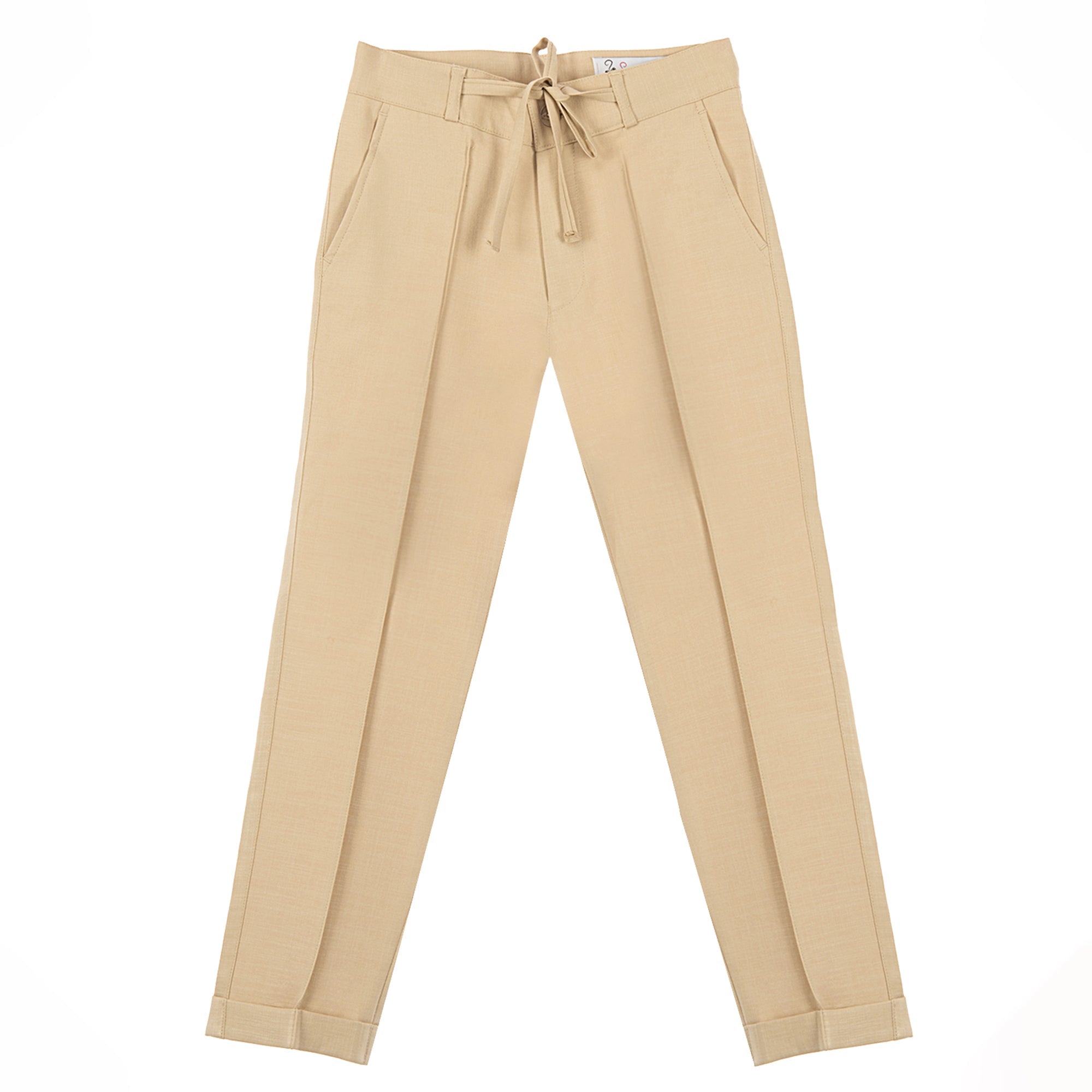 Bej Rengi Erkek Çocuk Takım Elbise 1-14 Yaş Keten Yazlık Şık Set