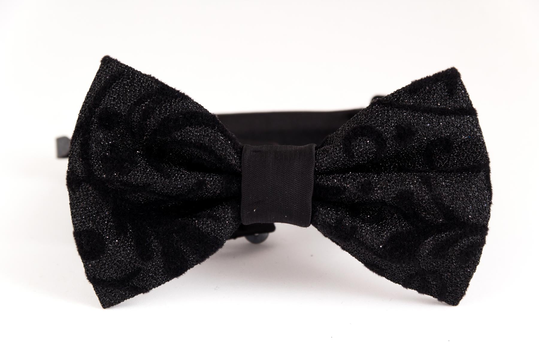 Kadife Desenli Erkek Çocuk Papyon