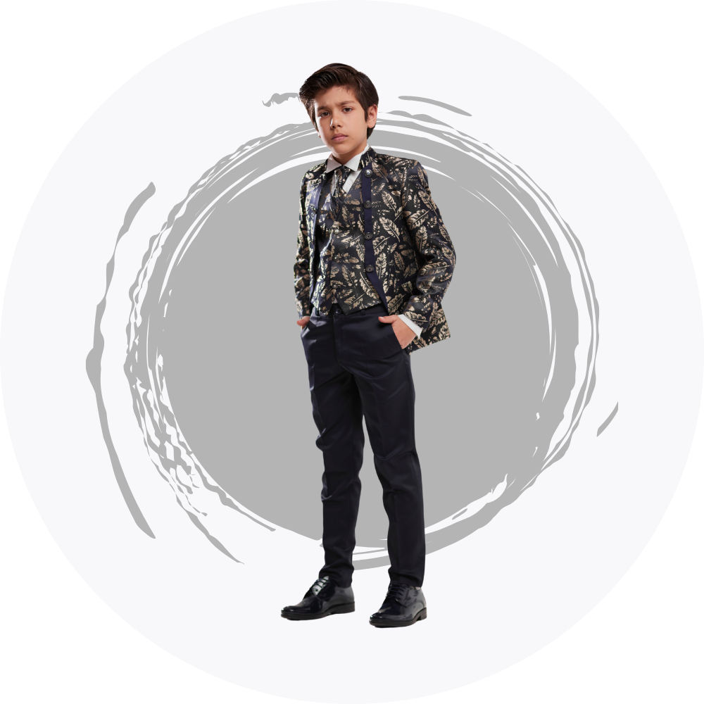 Siyah Açık Erkek Çocuk Papyon