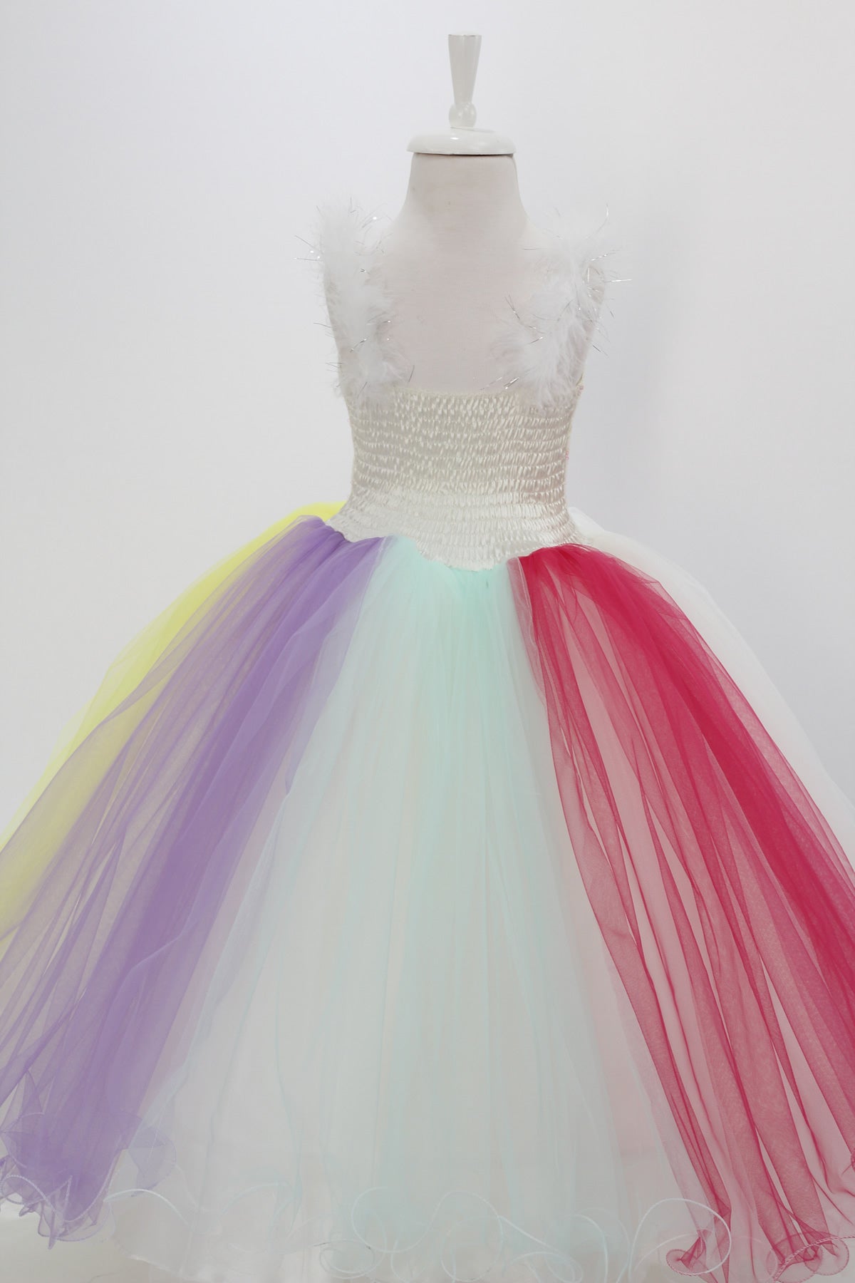 Unicorn Baskılı Tarlatanlı Elbise