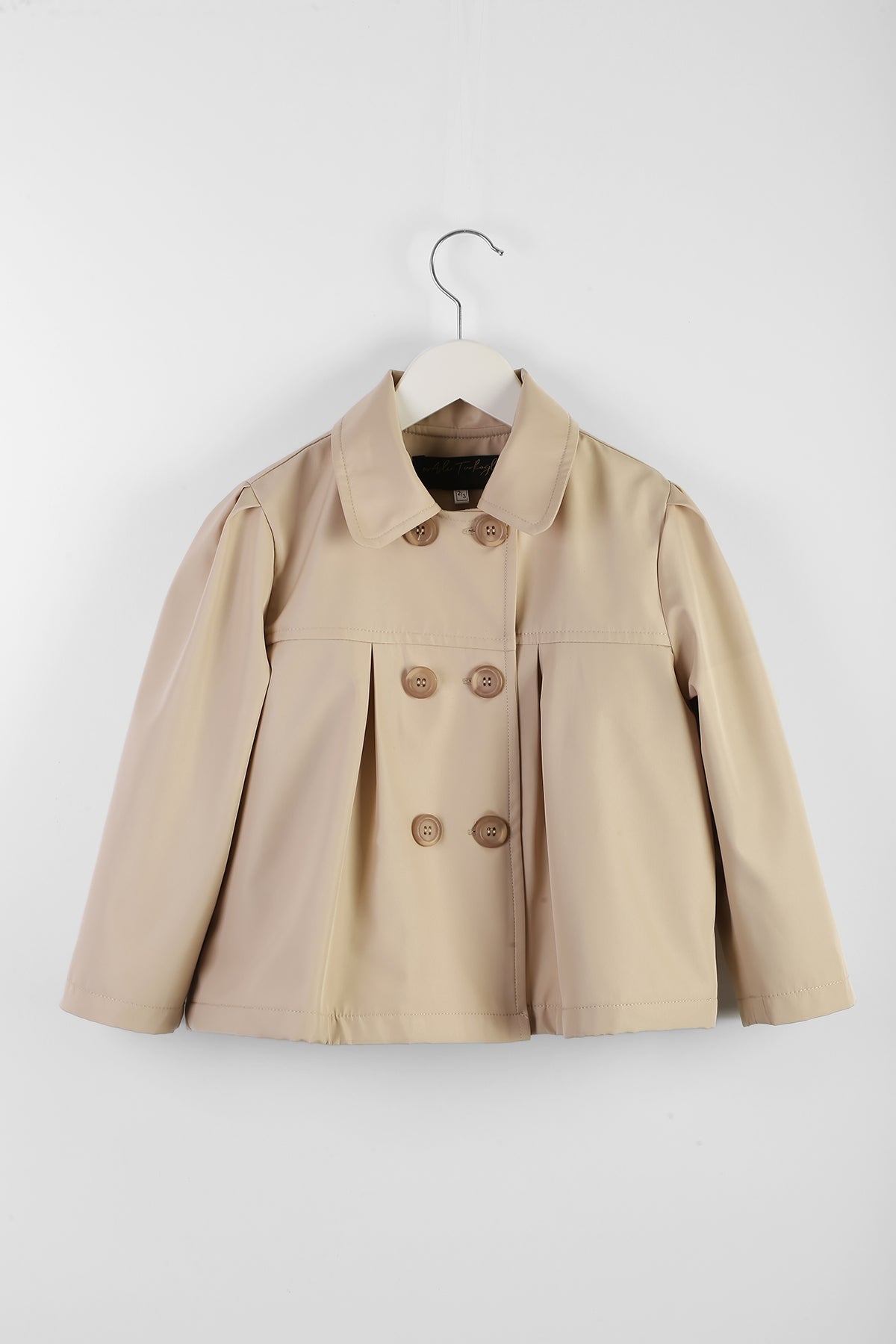 Kız Çocuk Bej Trençkot