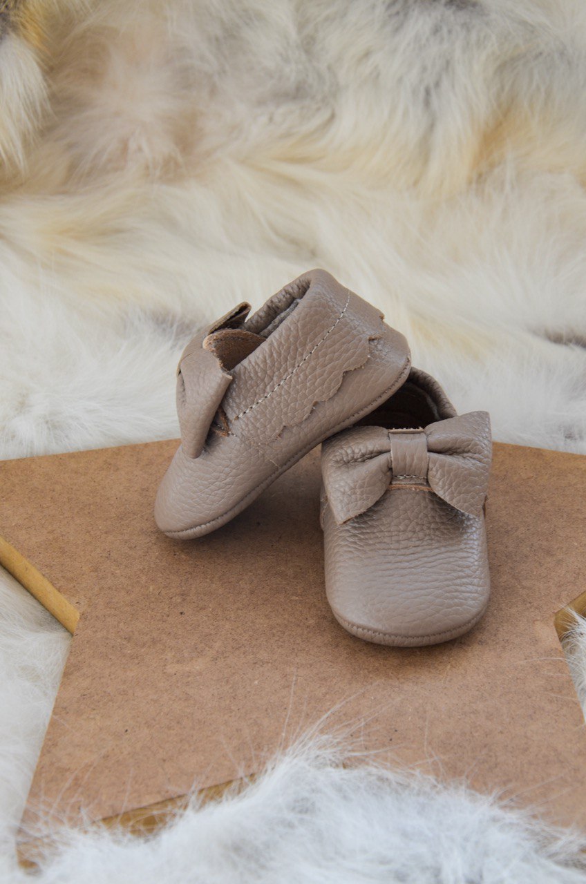 Hakiki Deri Kahverengi Bebek Makosen – Rahat ve Şık İlk Adım Ayakkabısı